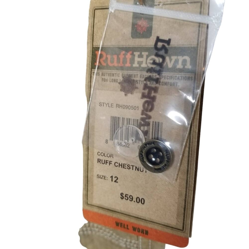 Ruff Hewn Hiking Pants 12 Well Worn Ripstop in Ruff Chestnut NWT - Picture 5 of 7